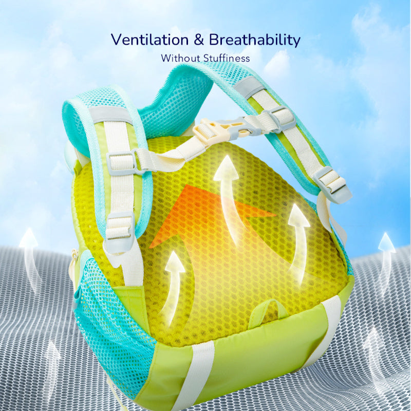 KidPack – Licht & Comfortabel – Lichtgewicht Schooltas met Waterfleshouder
