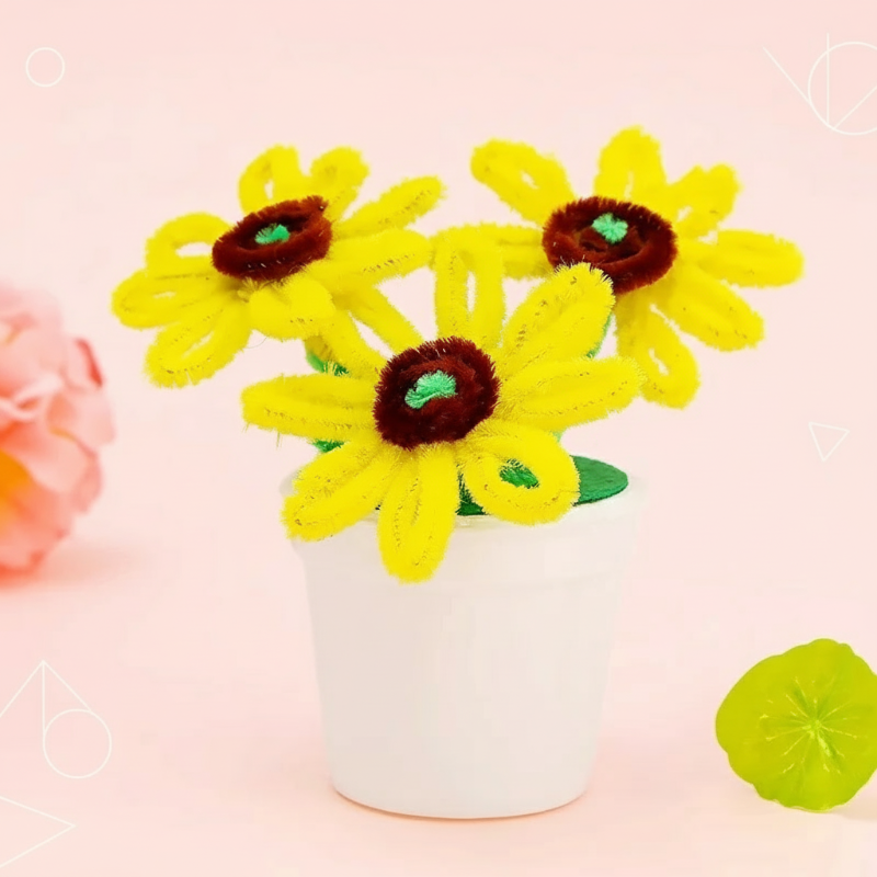 CraftBloom – Kleurrijk & Creatief – DIY Bloempot Knutselset
