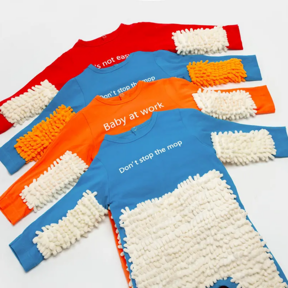 TinyCleaner – Zacht & Praktisch – Baby Jumpsuit voor Kruipen en Spelen
