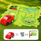 Car Track™ - Bouw, speel en ontdek - Speelgoedautoset