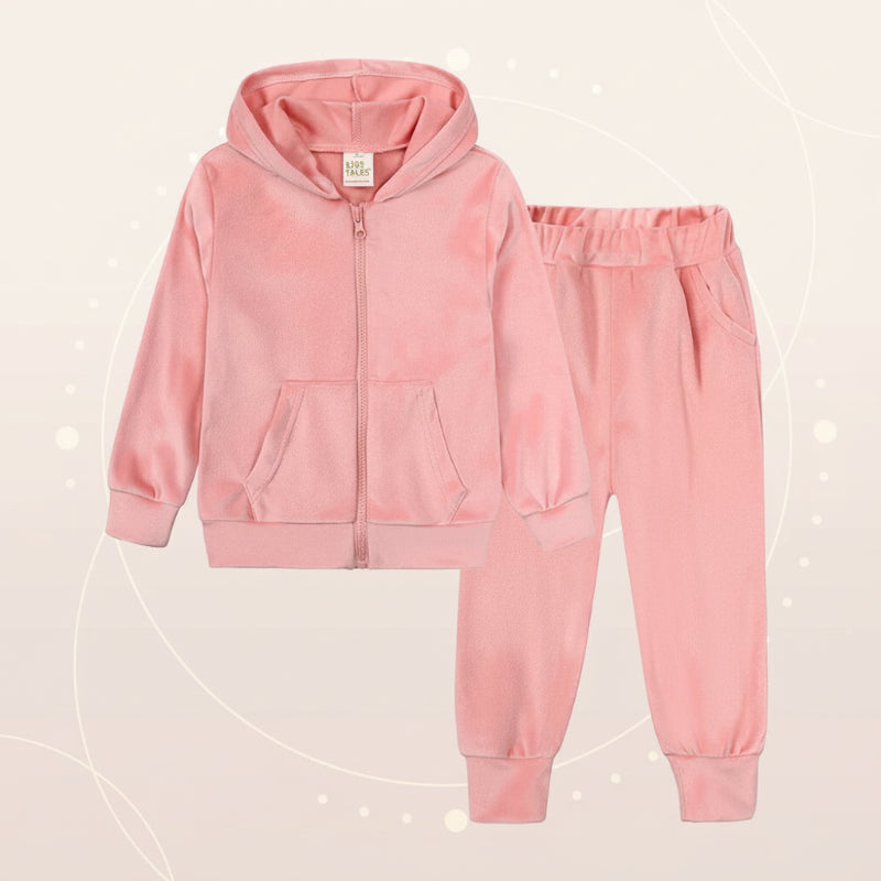 Kids Tales – Warm & Comfortabel – Velvet Trainingspak voor Kinderen
