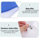 Tiny Tots – Comfortabel & Praktisch – Baby Slabbetje (Set van 7)