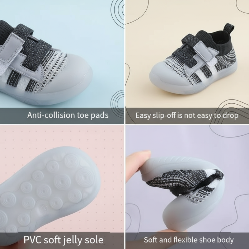 TinyRunner – Sportief & Ademend – Mesh Babyschoenen met Zachte Zool