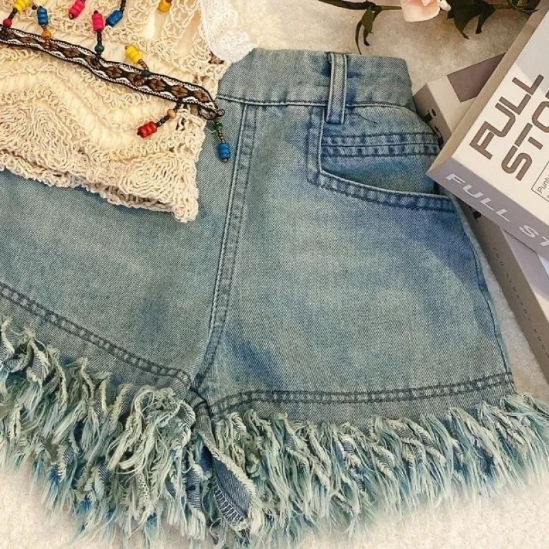 MiniChic – Stijlvol & Comfortabel – Set met boho-top en denimshort