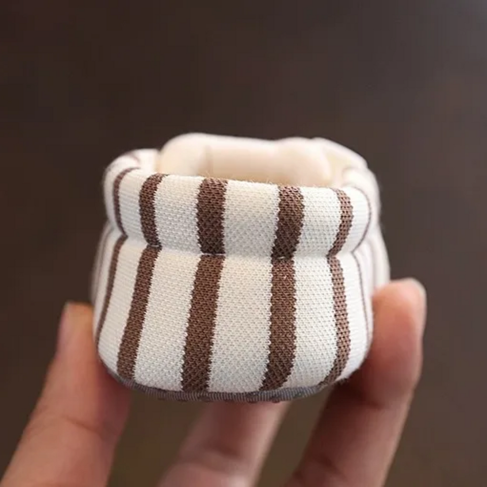 TinyToes – Zacht & Warm – Baby Eerste Schoentjes met Gestreept Design