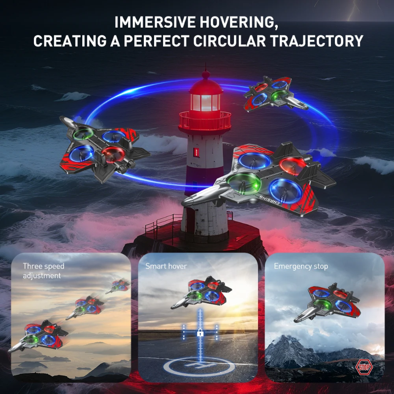 AeroBattle – Actie & Plezier – RC Stunt Vliegtuig Met Licht