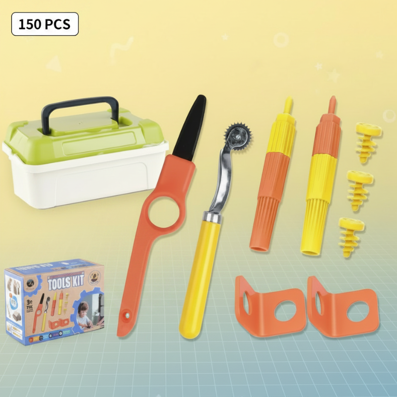 ToolMaster – Ultieme gereedschapsset voor kartonnen bouwers – Kindergereedschapsset