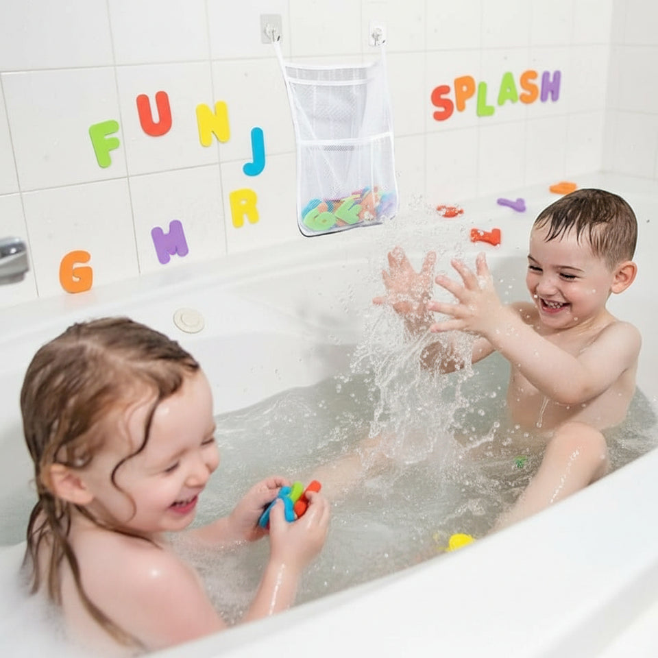 TubyTidy – Schimmelvrij & Ruim – Bad Opbergnet voor Badspeelgoed