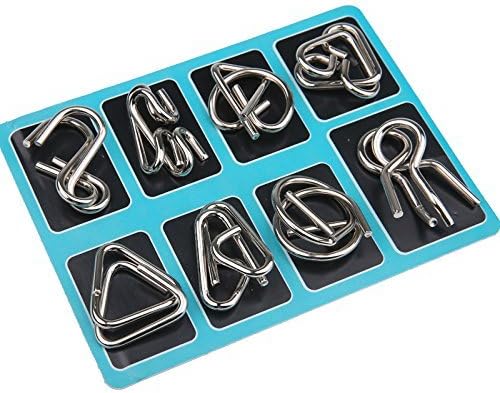 Metal Puzzle Ring Set™ - Metalen puzzelpret - Puzzelring