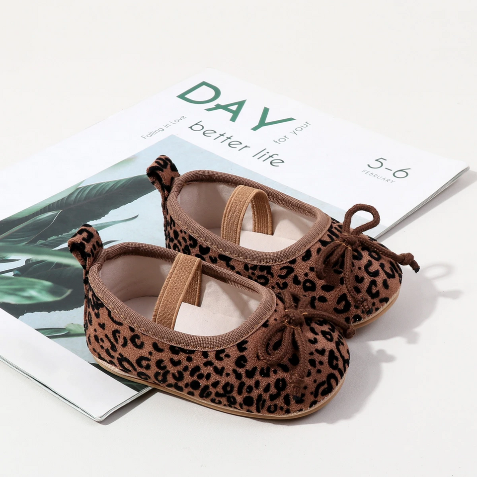 TinyStyle – Schattig & Elegant – Baby Meisjes Schoentjes met Luipaardprint