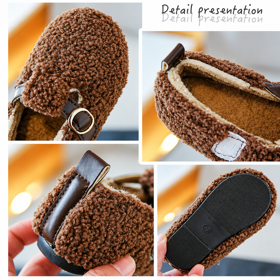 WarmSteps – Comfortabel & Knus – Pluche Winter Schoentjes voor Kinderen