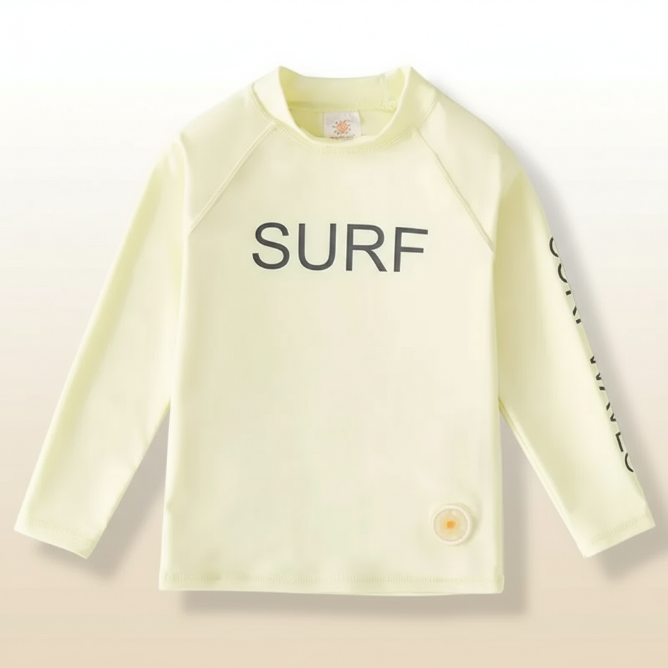 SunShield – Beschermend & Soepel – Kinder SurfShirt met Lange Mouwen en UPF 50+