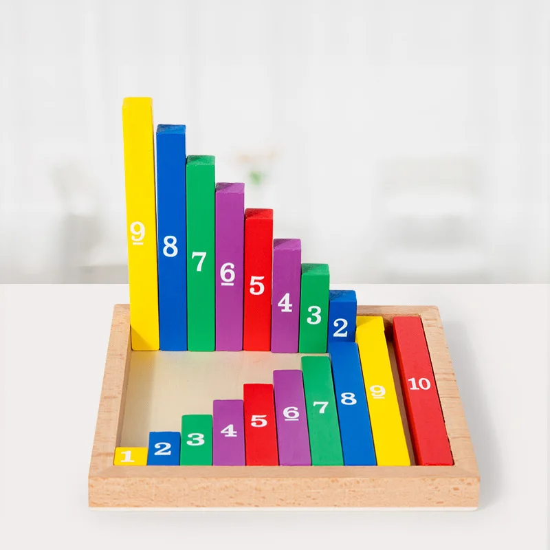 TinyMath – Leerzaam & Educatief – Houten Cijfer Reken Bord
