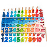 Woods™ | Ontwikkel de vaardigheden - Montessori houten speelbord