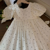 LittleTwinkle – Zacht & Comfortabel – Kinderjurk Met Dubbele Strikken