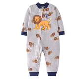 WarmBuddy – Schattig & Zacht – Baby Jumpsuit van Fleece met Cartoonprint