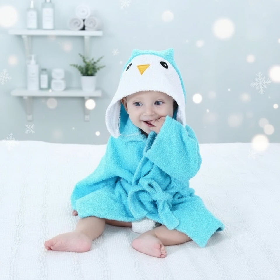 CozyNest – Zacht & Absorberend – Badjas met Dierendesign