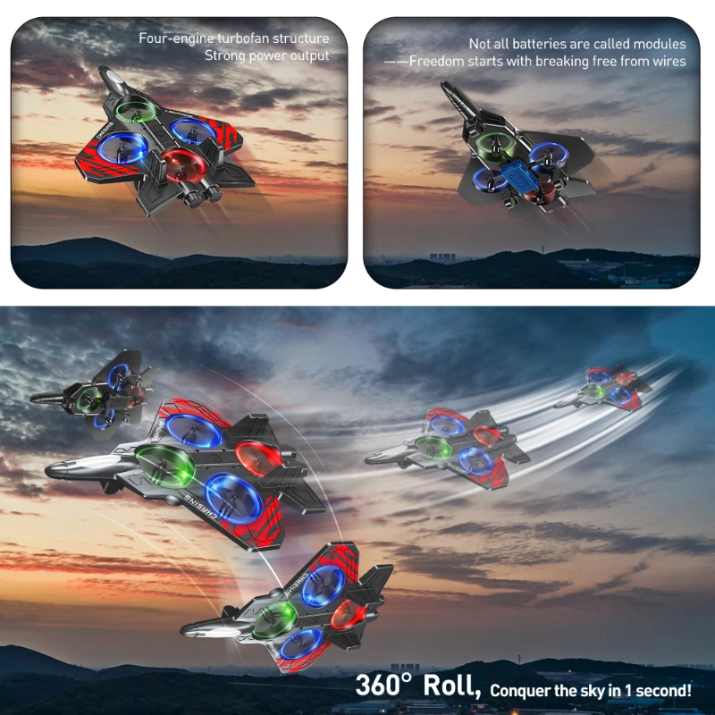 AeroBattle – Actie & Plezier – RC Stunt Vliegtuig Met Licht