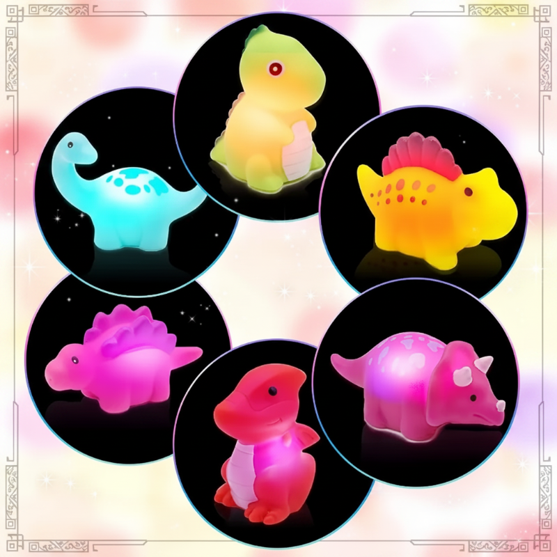 AquaGlow – Veilig & Educatief – Lichtgevend Bad Speelgoed Set