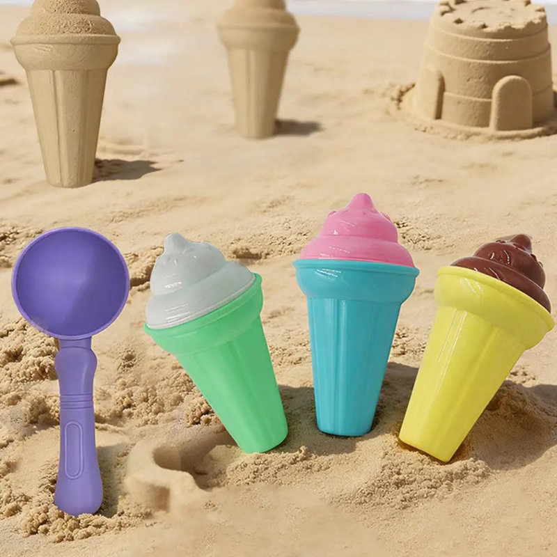 BeachFun – Zandpret & Creatief – Strand IJs Schep Speelset