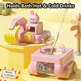 TinyExcavators – Uniek & Functioneel – Graafmachine Waterfles met Rietje