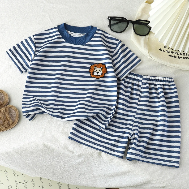 Kids Stripe Outfit – Trendy & Comfort – Zomer Kinder Outfit