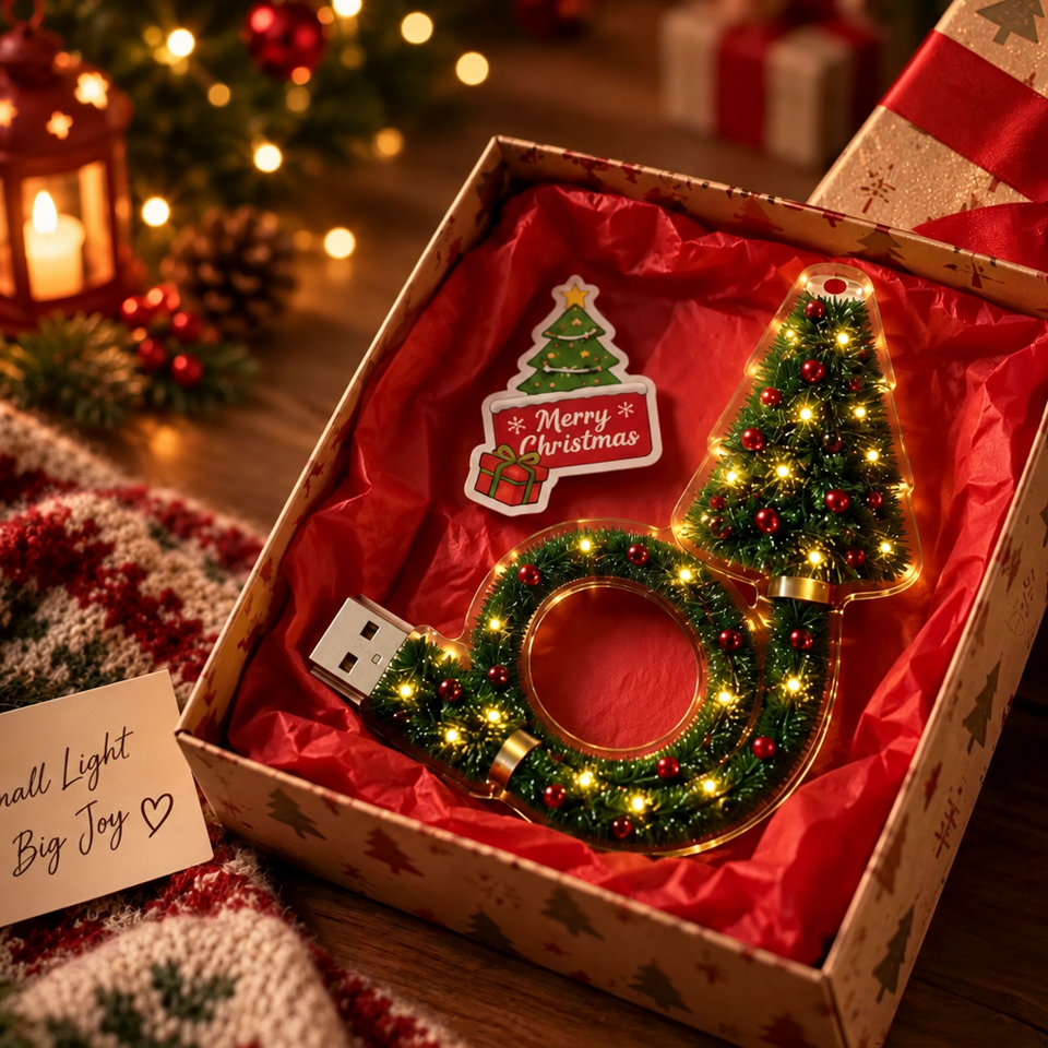 HolidayBeam – Feestelijk & Sfeervol – USB Kerstprojector met Lichtpatronen