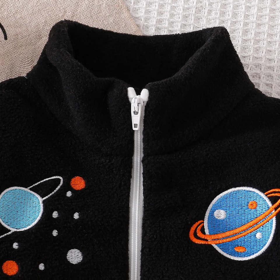 SpaceBuddy – Warm & Speels – Astronautenpak met Ruimteprint