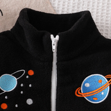 SpaceBuddy – Warm & Speels – Astronautenpak met Ruimteprint