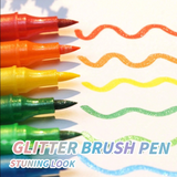 ArtShine – Kleurijk & Sprankelend – Dubbelzijdige Glitter & Lichtgevende Stiften Set