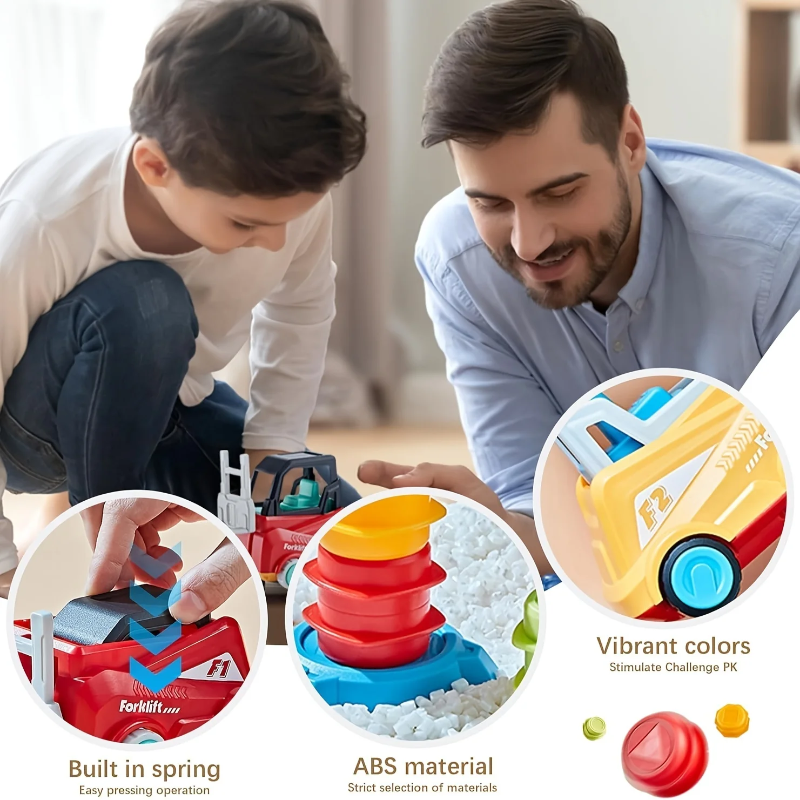 LittleBuilders – Interactief & Veilig – Vorkheftruck Speelset