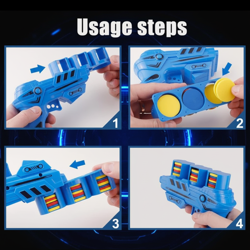 FunGun – Veilig & Educatief – Foam Schietspel Set