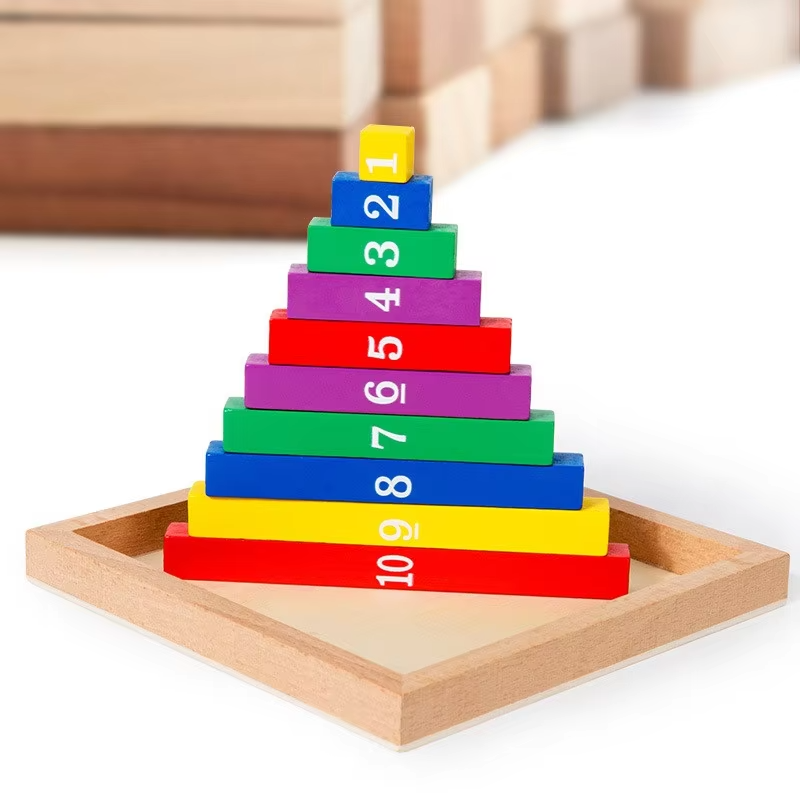 TinyMath – Leerzaam & Educatief – Houten Cijfer Reken Bord