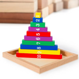 TinyMath – Leerzaam & Educatief – Houten Cijfer Reken Bord