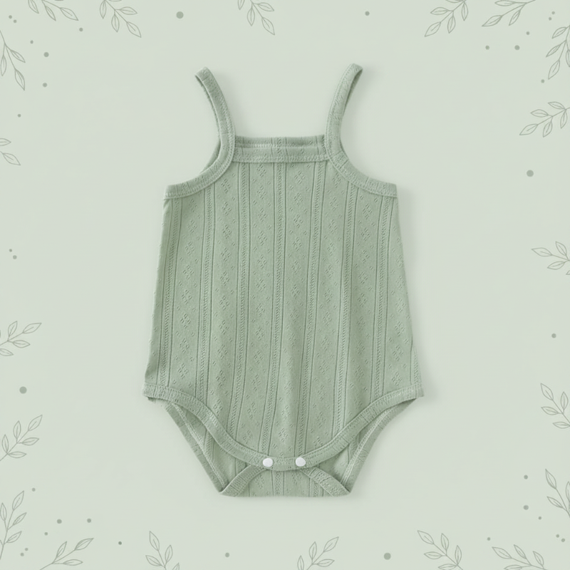 Summer Bodysuit – Luchtig & Comfort – Gebreide Baby Romper