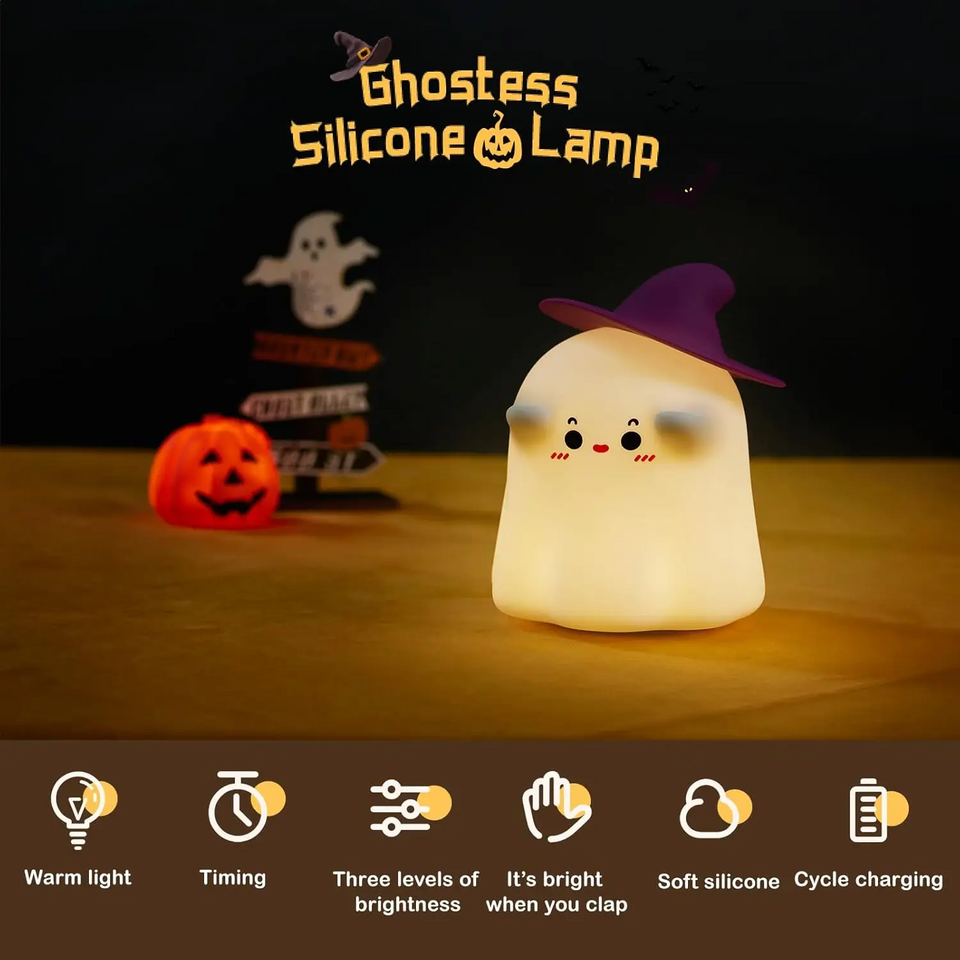 SpookyLamp – Schattig & Sfeervol – Halloween Nachtlampje