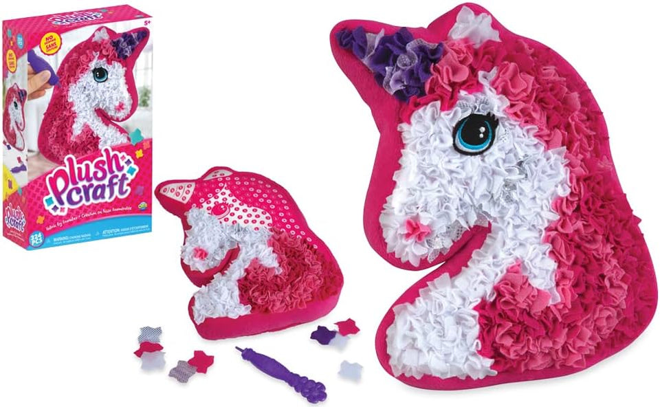 DIY Pillow™ - Pluizige pret - Pluche Eenhoorn kussen