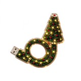 HolidayBeam – Feestelijk & Sfeervol – USB Kerstprojector met Lichtpatronen