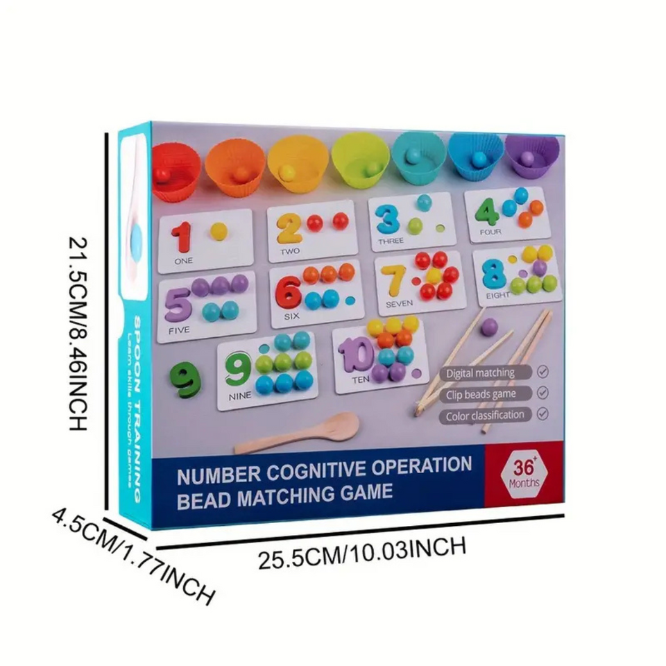 Kleurenwijs – Spelenderwijs Leren – Montessori Tel- en Sorteerspel