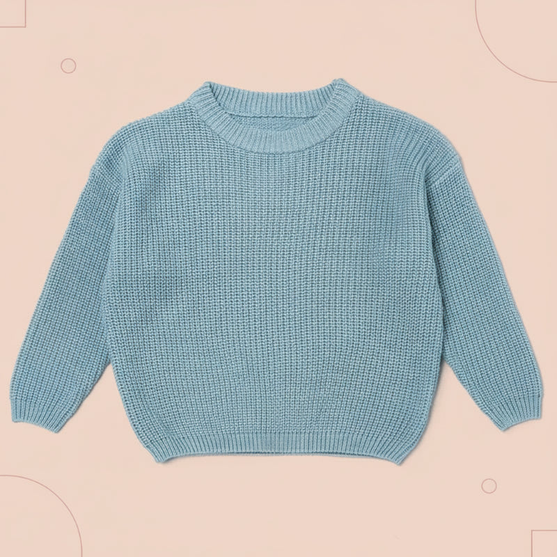 TinyStitch – Gepersonaliseerde Gebreide Naamtrui voor Baby’s & Kinderen