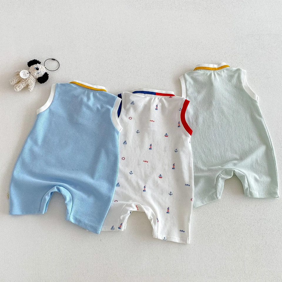 SunnyBaby – Comfortabel & schattig – Polo-romper voor baby’s