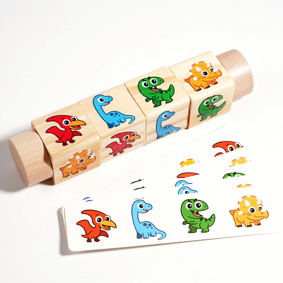 FunMatch – Educatief & Creatief – Draaiende cartoon blokjes