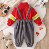 FireBuddy – Warm & Speels – Onesie met Brandweerdesign