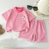 Kids Stripe Outfit – Trendy & Comfort – Zomer Kinder Outfit