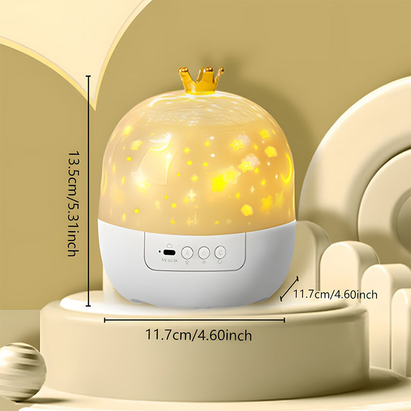 CosmoGlow – Dromerig & Creatief – Galaxy Projector Nachtlamp met 360° Rotatie