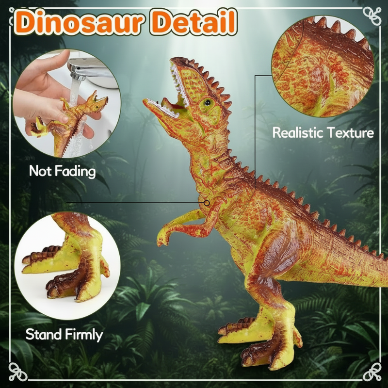 DinoWorld – Creatief & Realistisch – Dino Hoofd Speelset