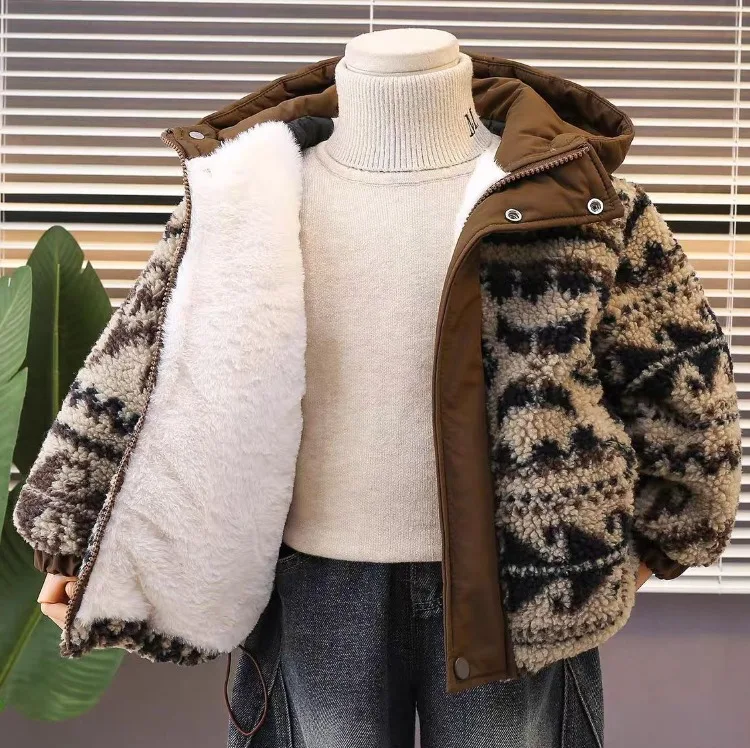 FrostPuff – Warm & Stoer – Kinder Fleece Winterjas met Capuchon