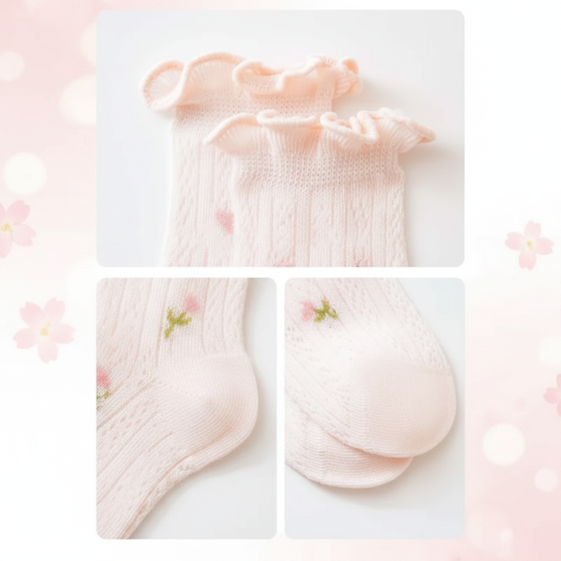 HappyToes – Kleurijk & Schattig – Baby Sokken (Set van 5)