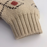 LittleRetro – Warm & Stijlvol – Gebreide Kindertrui met Diamantmotief