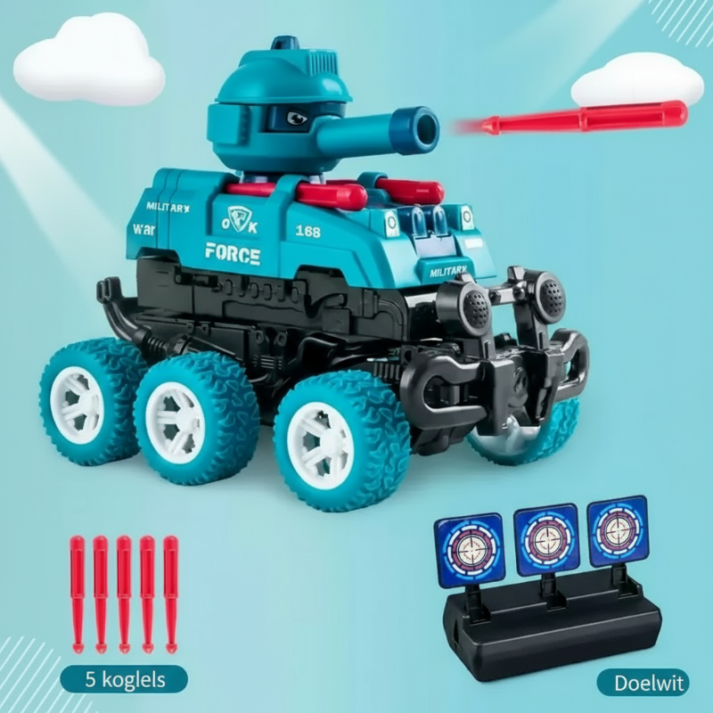 TankHero – Actief & Robuust – Speelgoedtank met Schietfunctie